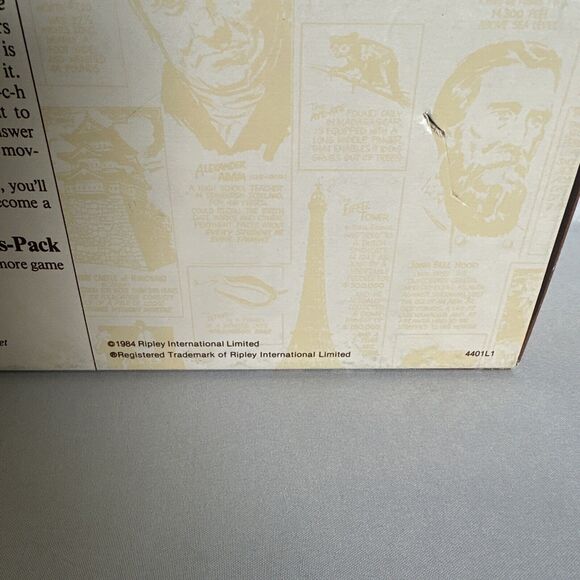Vintage - Ripley’s Believe It Or Not - Milton Bradley 1984 Board Game - Complete - Picture 10 of 10